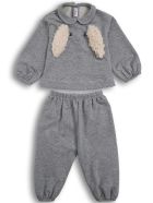 Il Gufo Grey Cotton Coordinated Suit Il Gufo Grey Cotton Coordinated Suit - Multicolor