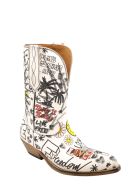 Golden Goose Wish Star Low Boots Golden Goose Wish Star Low Boots - White