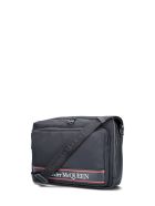 Logo Shoulder Bag Alexander McQueen Logo Shoulder Bag - Black/Lust Red