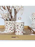 Large Cachepot - Noel Oro Collection Taitù Large Cachepot - Noel Oro Collection - Multicolor and Gold