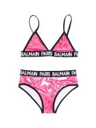 Balmain Girl One-piece Swimsuit Balmain Girl One-piece Swimsuit - Multicolor