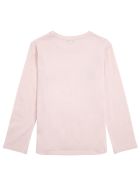 Givenchy Long-sleeved T-shirt In Pink Cotton With Logo Print Givenchy Long-sleeved T-shirt In Pink Cotton With Logo Print - Pink