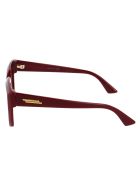 Bv1032o Glasses Bottega Veneta Bv1032o Glasses - 003 BURGUNDY BURGUNDY TRANSPARENT