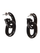 Paco Rabanne Chain Earrings Paco Rabanne Chain Earrings - Black