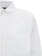 Balenciaga Cotton Shirt With Muli Language Back Print Balenciaga Cotton Shirt With Muli Language Back Print - White