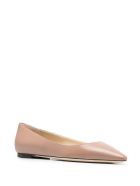 Romy Ballerina In Pink Leather Jimmy Choo Romy Ballerina In Pink Leather