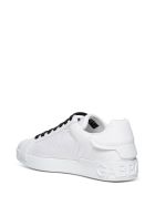 Portofino Sneakers In Nylon And Rubber With Logo Dolce & Gabbana Portofino Sneakers In Nylon And Rubber With Logo - Bianco