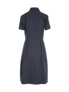 Antonelli Chemisier Dress W/flounce On Bottom (nb Prezzo) Antonelli Chemisier Dress W/flounce On Bottom (nb Prezzo) - Blue