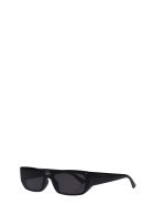 Balenciaga Sunglasses In Black Acetate Balenciaga Sunglasses In Black Acetate - black