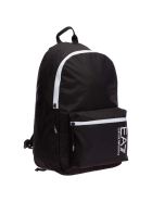 Emporio Armani Ea7 Ventus 7 Backpack EA7 Emporio Armani Ea7 Ventus 7 Backpack - Black - White