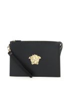 Versace La Medusa Leather Clutch Versace La Medusa Leather Clutch - NERO ORO VERSACE (Black)