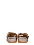 Coral Blue Flats In Powder Wool And Polyamide Coral Blue Flats In Powder Wool And Polyamide - powder