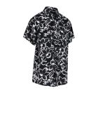 Saint Laurent Shirt Saint Laurent Shirt - Floral Black White