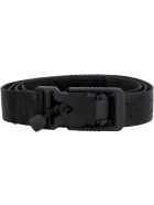 PTRCRS by Christian Petrini Fabric Belt With Logo PTRCRS by Christian Petrini Fabric Belt With Logo - black