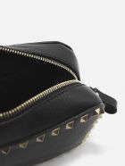 Valentino Garavani Rockstud Leather Shoulder Bag Valentino Garavani Rockstud Leather Shoulder Bag - Black