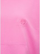 Balenciaga Pink Jersey Hoodie With Logo Balenciaga Pink Jersey Hoodie With Logo - Pink