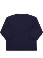 Timberland Blue T-shirt For Baby Boy With Iconic Tree Timberland Blue T-shirt For Baby Boy With Iconic Tree - Blue