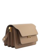 Marni Trunk Bag In Mono-coloured Saffiano Calfskin Marni Trunk Bag In Mono-coloured Saffiano Calfskin - Brown