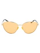 Gg0803s Sunglasses Gucci Gg0803s Sunglasses - 004 GOLD GOLD ORANGE