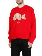 Palm Angels Teddy Bear Sweatshirt Palm Angels Teddy Bear Sweatshirt - RED BROWN