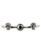 Alexander Mcqueen Double Skull Ring Alexander McQueen Double Skull Ring - Silver