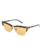 Gg0660s Sunglasses Gucci Gg0660s Sunglasses - 002 BLACK BLACK YELLOW