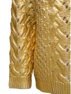 Valentino Openwork Gold Colored Wool Sweater Valentino Openwork Gold Colored Wool Sweater - Metallic