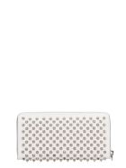 Christian Louboutin Panettone Wallet In White Leather Christian Louboutin Panettone Wallet In White Leather - white