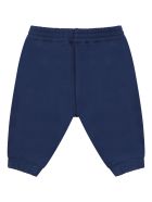 Blue Sweatpant For Babykids With Double Gg Gucci Blue Sweatpant For Babykids With Double Gg