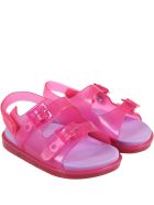 Melissa Fuchsia Sandals For Girl With Logo Melissa Fuchsia Sandals For Girl With Logo - Fuchsia