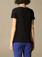 Armani Exchange T-shirt Armani Exchange Cotton T-shirt With Big Sequin Logo Armani Collezioni Armani Exchange T-shirt Armani Exchange Cotton T-shirt With Big Sequin Logo - Black