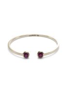 Lo Spazio Burmese Ruby Bangle Lo Spazio Jewelry Lo Spazio Burmese Ruby Bangle - Red