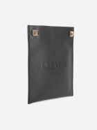 Valentino Garavani Shoulder Bag In Textured Leather Valentino Garavani Shoulder Bag In Textured Leather - Black