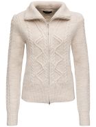 Dixon Icon Beige Wool Cardigan Isabel Marant Dixon Icon Beige Wool Cardigan - Ecru