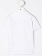 Newborn White Polo Shirt With Givenchy Ribbons Givenchy Newborn White Polo Shirt With Givenchy Ribbons - Bianco