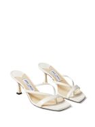 Jimmy Choo Maelie White Leather Mules Jimmy Choo Maelie White Leather Mules - White
