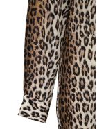 Antonelli Animalier Printed Long Silk Shirt Antonelli Animalier Printed Long Silk Shirt - Brown