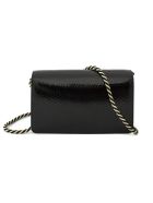 Gucci Black Python Shoulder Bag With Square G. Gucci Black Python Shoulder Bag With Square G. - Nero