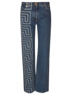Versace Printed Straight Jeans Versace Printed Straight Jeans - Stone Wash