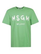 MSGM Milano Logo T-shirt MSGM Milano Logo T-shirt - Green