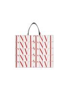 Valentino Garavani Tote Bag Valentino Garavani Tote Bag - Bianco ottico/rouge pure