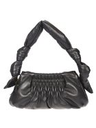 Miu Miu Wrapped Handle Tote Miu Miu Wrapped Handle Tote - Black