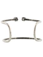 Alexander Mcqueen Double Thin Skull Bracelet Alexander McQueen Double Thin Skull Bracelet - Silver