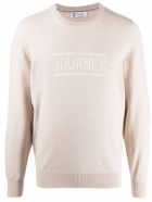Brunello Cucinelli Beige Virgin Wool Sweater Brunello Cucinelli Beige Virgin Wool Sweater - Beige
