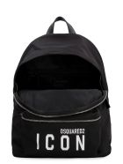 Logo Detail Nylon Backpack Dsquared2 Dsquared2 Logo Detail Nylon Backpack Dsquared2