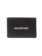 Man Black Cash Mini Wallet Balenciaga Man Black Cash Mini Wallet - Black/white