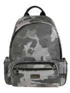 Dolce & Gabbana Camouflage Padded Backpack Dolce & Gabbana Camouflage Padded Backpack - Grey