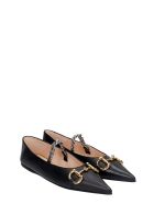 Gucci Ballet Flats In Black Leather Gucci Ballet Flats In Black Leather - black
