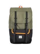 Herschel Herschel Little America Backpack Herschel Supply Co. Herschel Herschel Little America Backpack - OLIVE BLACK