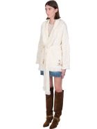 Alanui Cardigan In White Wool Alanui Cardigan In White Wool - Canvas White
